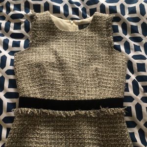 J. Crew metallic tweed sheath dress size 00